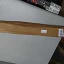 Wooden Wall Mounted Coat Rack 31 Inch, White with 8 Silver Hooks for Entryway, Hallway, Bedroom