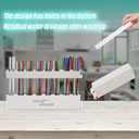 4 x Straw Holder for Cabinet Reusable Straw Organizer for Cupboard Tumbler Straw Storage Container for Counter Straw Dispenser for Kitchen Counters and Cupboards