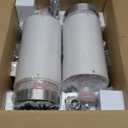 Living Room Lamps Set of 2, 27" Touch Lamps for Nightstand with USB A+C Ports, Modern Farmhouse Table Lamps for Bedroom, Red and White