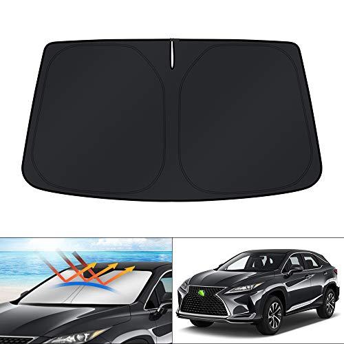 KUST Windshield Sun Shade for 2016-2022 Lexus RX 350 450h Accessories Sunshade Window Sun Visor Protector Foldable Blocks UV Rays Keep Your Car Cooler