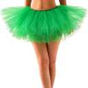 Spooktacular Creations Women Tutu Skirt Costume Adult Halloween Tutus for Halloween Costume Cosplay Party (Green)