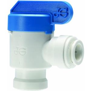 John Guest 3/8 Inch O.D. Tube Size x 1/4 Inch NPTF Speedfit to Female Shut Off Valve, Push to Connect Plastic Plumbing Fitting, PPSV501222WP John Guest 3/8 Inch O.D. Tube Size x 1/4 Inch NPTF Speedfit to Female Shut Off Valve, Push to Connect Plastic Plumbing Fitting, PPSV501222WP