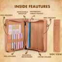 Bible Cover, Durable and Stylish, Protective Fit with Handle for Bible and Accessories, Ideal Gift for Men and Women