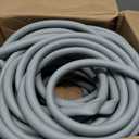 Flexzilla Colors Garden Hose 5/8 in. x 100 ft., Lightweight All-Weather Water Hose, Durable and Flexible, Leak-Free Connections, Slate Gray