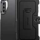 FNTCASE for Samsung Galaxy A17-5G Case: Dual Layer with Belt-Clip Holster Drop Protection Phone Case - Military Grade Shockproof Rugged Heavy Duty Protective Bumper Cell Cover (6.7 Inch/Black)