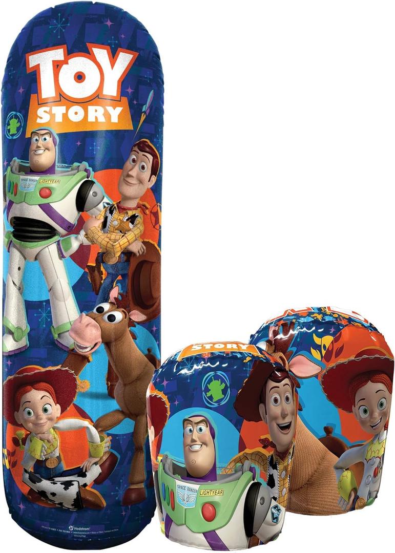 Hedstrom Toy Story 4 Bop Bag Inflatable Punching Bag & Gloves Set, 36 Inch
