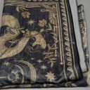 Snake 3x5 Area Rug Washable Non-Slip Dark Grey Gothic Witchy Fantasy Small Indoor Rugs for Entryway Soft Low-Pile Carpet for Kitchen Bedroom Living Room Nursery Throw Rug