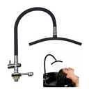 Head Spa Attachment for Shampoo Bowl Hands-Free Waterfall Shampoo Equipment Adjustable Water Flow, Hot & Cold Switch, Relaxing Scalp Massage Rinse for Salon & Home