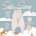 Sleeveless Soft Baby & Toddler Sleeping Sack, Breathable with Adjustable Feet Cuffs & Anti-Slip Grip