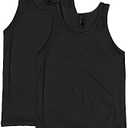Hanes Men’s Performance Tank, X-Temp Moisture-Wicking Tank Top, Solid Colors, 2-Pack size M