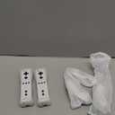 Motion Plus Wii Controllers 2Packs with Nunchucks, Wii Remote Controllers Compatible for wii and Wii U with Built in Motion Plus (2blacks)