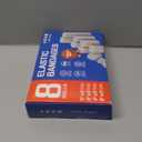 AZEN Premium 8 Pack Elastic Bandage Wrap (2x2", 2x3", 2x4", 2x6"), Compression Wrap Bandage for Legs, Ankle, Knee, Tummy, Body, Latex-Free, Lymphedema Wraps for Legs