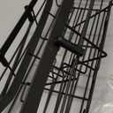 Upgraded Extended Length Shower Organizer with Hooks, Rustproof Shampoo Soap Holder, Large Hanging Bathroom Caddy (Black)