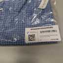 Amazon Essentials Mens 9" Swim Trunks with Mesh Lining, Pockets, Drawstring Closure (X-Small, Blue Geometric Print)