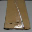 Serving Tray with Handles, 2 Pack (16inches & 12inches) White Plastic Serving Trays for Breakfast, Decorative Trays with Gold Handles for Coffee Table & Living Room