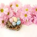 16 pcs Plastic Easter Eggs Decor,2.4in Easter Speckled Eggs for Bowl and Vase Filler Basket,Pastel Easter Decor DIY Easter Spring Home Party Favors and Table Decorations