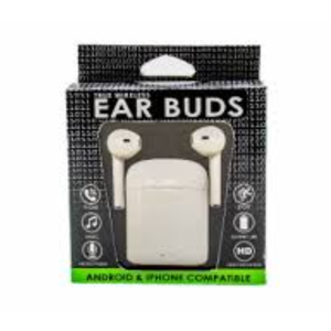 Wireless Ear Buds Touch Control, White