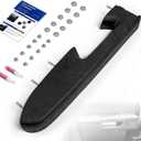 22818465 Front Left Driver Side Armrest Repair Kit Fit for Chevy Silverado 1500 2500HD 3500HD 2010-2014 For GMC Sierra 1500 2500 HD 3500 HD 2010-2014 Door Panel with Release Handle Below Armrest Black