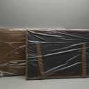 Queen Headboard, Hanging Headboards with Brown Faux Leather Industrial Pipe Modern Style Only for Bed Backboard (Brown Leather, Queen)