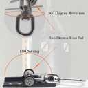 Heavy Duty Punching Bag Hanger with 360 Swivel, Reinforced Steel Heavy Bag Ceiling Mount Holds Up to 300 lbs, Punching Bag Mount for Boxing, MMA & Home Gym Training
