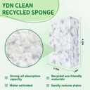 2 x Magic Sponge Erasers Regenerative Material, 7.5X High-Density Melamine Foam Cleaning Pads, Heavy Grease Stains Cleaning Foam Sponge in Bulk for Kitchen, Bathroom, Walls, Shoes & Car (10)