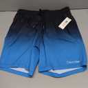 Calvin Klein Men's Volley Quick Dry Lightweight Swim Trunk (Medium, Black)