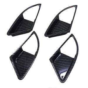 AEETUED Inside Door Handle Covers Trims Interior Decoration Accessories Fit for Honda Accord 2008 2009 2010 2011 2012 (Carbon Fiber Pattern)