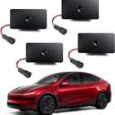 2026 Upgraded Accessories Compatible with Model Y Juniper Model 3 Highland X S, Ultra-Bright HD Car Door Lights Logo Projector, OEM Style Puddle Lights No Fade 3D Laser Car Welcome Ghost Light(2 Pack)