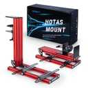 Hotas Mount, Joystick Mount, Aluminum Flight Stick Desk Mount for Logitech X56, X52, X52 Pro, Thrustmaster T.1600M, TCA, T.Flight Hotas One, 4, X, Airbus, VKB Gladiator Nxt (Red)