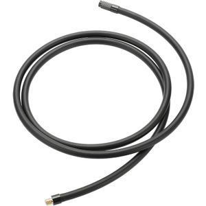 Motoforti Universal Tire Inflator Extension Tube Air Pump Extend Hose Adapter Tire Valve 62.99inch M8x0.8 10mm OD Durable Rubber Black Connector