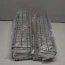 ANZOME Wire Wall Basket, Grid Basket with Hooks, Wall Mounted Organizer for Wall Grid, Kitchen Organizer, Wire Storage Shelf Rack for Home Supplies, Wall Decoration(Four-Pack)