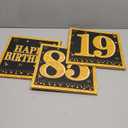 40th Birthday Decorations Boxes for Men- 3PCS Black Gold Happy 40th Birthday Balloons Boxes, 40 Year Old Party Supplies for Men Women