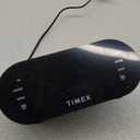Timex T231G AM/FM Dual Alarm Clock Radio with 1.2-Inch Display and Line-in Jack (Gunmetal) (Black)