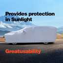 Large SUV Car Cover for Cadillac Escalade 100% Waterproof All Weather, Heavy Duty Outdoor Full Exterior Covers Rain Sun Wind UV Hail Protection.