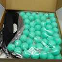 6 PC Swing Ball Game Set for Party Gatherings, Novelty Twerk Game Include Cardboard Boxes & 50 Green Balls, Twerk Pong Activities for Adult Indoors Outdoors Party