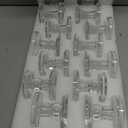 Teenyyou 24 Set Glass Hurricane Candle Holders 12.6" Open Ended Glass Candleholder Tube Shape Bottomless and 2.2" Taper Clear Candlestick Holders for Wedding Party Table Centerpiece