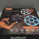 Music Boxing Machine, Boxing Wall Mount Machine for Kids Adult, Bluetooth Smart Boxing Traineing Machine with Boxing Gloves, Boxing Workout Equipment Target for Home, Office, Gym (Upgrade) (Dark black)