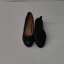 Women's Classic Round Toe Pump Kitten Low Heel Shoes (11.5, Matt Black)