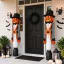 Halloween Decorations - Halloween Giant Pumpkin Nutcracker, 53" - Party Decor for Indoor Outdoor Home Room Bedroom Party Decoration