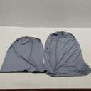OMKSIH Spandex Cylinder Pedestal Covers Set of 2 - Dusty Blue Stand Covers for Party Dessert Decor - Plinth Cover