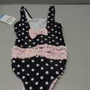 Hudson Baby Unisex Baby and Toddler Swimsuit, Mermaid (18-24 Months, Black Dot Pink Baby)