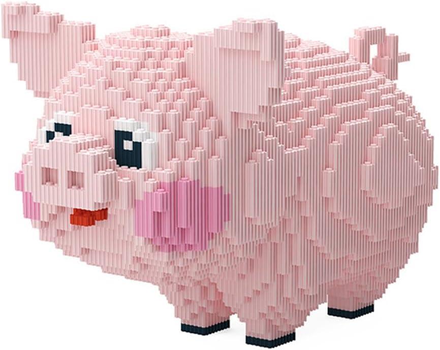 Animal Pig Micro Building Blocks Set2745PCS Gift for Adults and Kids