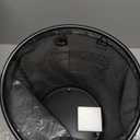 Seville Classics 2-Pack Steel Mesh Round Trashcan Wastebasket for Trash or Recycle in The Home, Office, or Garage, Black, 6 Gallon