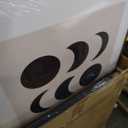 Modern Black Framed Canvas Wall Art Set,Black and White Beige Sun Moon Geometric Design Art Painting,Abstract Nature Artwork,Large Boho Wall Decor for Living Room,Bedroom,Office-24''x32''x3piece