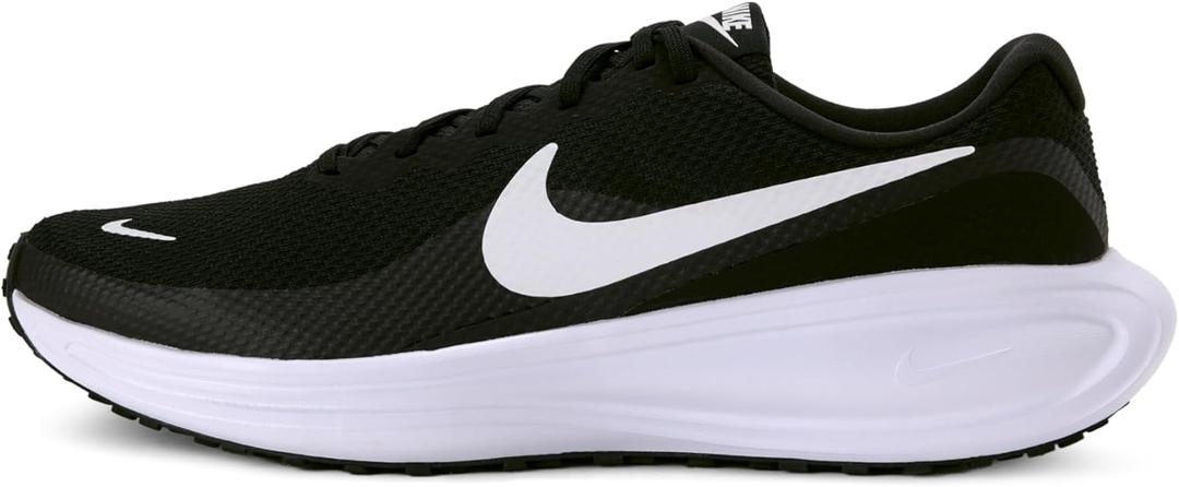 Nike Men's Revolution 8 Road Running Shoes, Black/White-Black, 10 Extra Wide