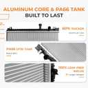 Autoexact Radiator for Car for 2005-2015 Nissan Armada/for 2004 Nissan Pathfinder Armada, Auto Engine Radiator Replacement for 2004-2015 Nissan TITAN/for 2004-2010 INFINITI QX56