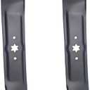 2PCS 742-04126 Molching Blades Set Replace OE 742-0616 942-0616 Lawn Mower 42-Inch Blades Compatible with MTD Cub Cadet RZT-42 RZT42 Toro LX420 LX423 and Other Mower Models