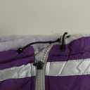 Dog Jackets for Medium Dogs,Medium Dog Coat,Warm Pet Winter Coat Zip Up Back,Waterproof Dogs Jacket with D-Ring,Pet Cold Weather Coats with Fleece Lined, Snowsuit Pug Boston Terrier,Purple, Medium