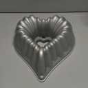 Charlotte Cake Mold Aluminum Kitchen Accessories Decoration Christmas Wedding Family 3D Charlotte Cake Pan (Love heart shape)