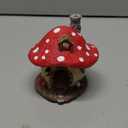 Uniclife Resin Mushroom House Decoration Cottage Ornament for Reptile Hide Cave Hideout Hideaway Spawning Cave Decor for Arboreal Reptiles Shrimp Betta Goldfish, Terrarium & Vivarium Decor